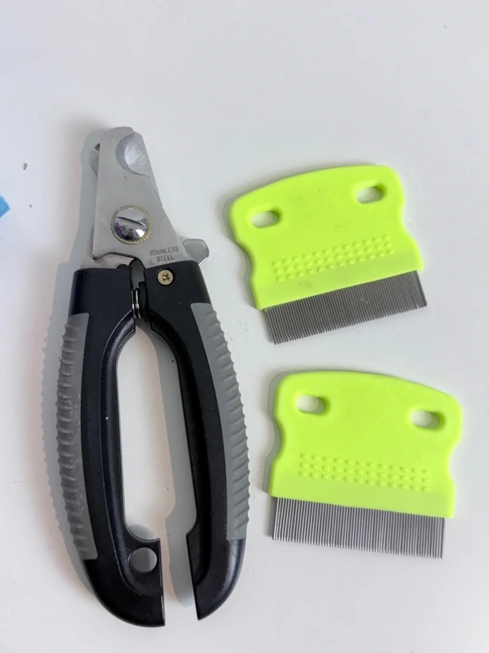 Dog Grooming Lot: Nail Clippers, Poop Bags & Holder